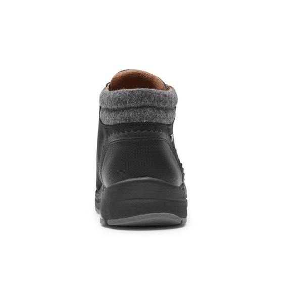 NEW ROCKPORT women's pyper hiker boot - wide in black nubuck - Picture 4 of 5